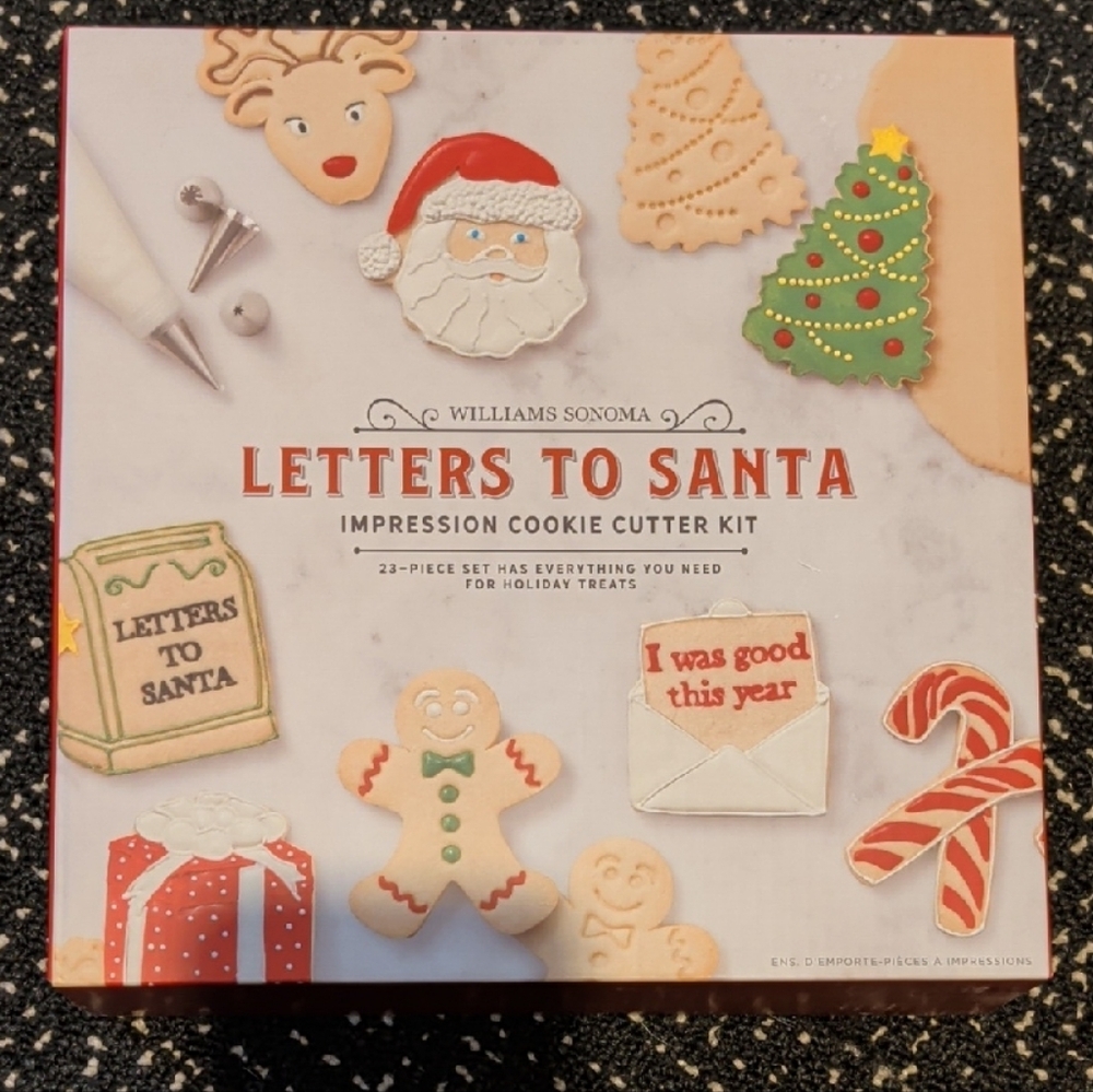 Williams Sonoma Letters to Santa Cookie Cutter Set